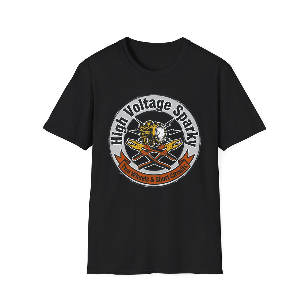 High Voltage Sparky Two Wheels & Short Circuits T-Shirt