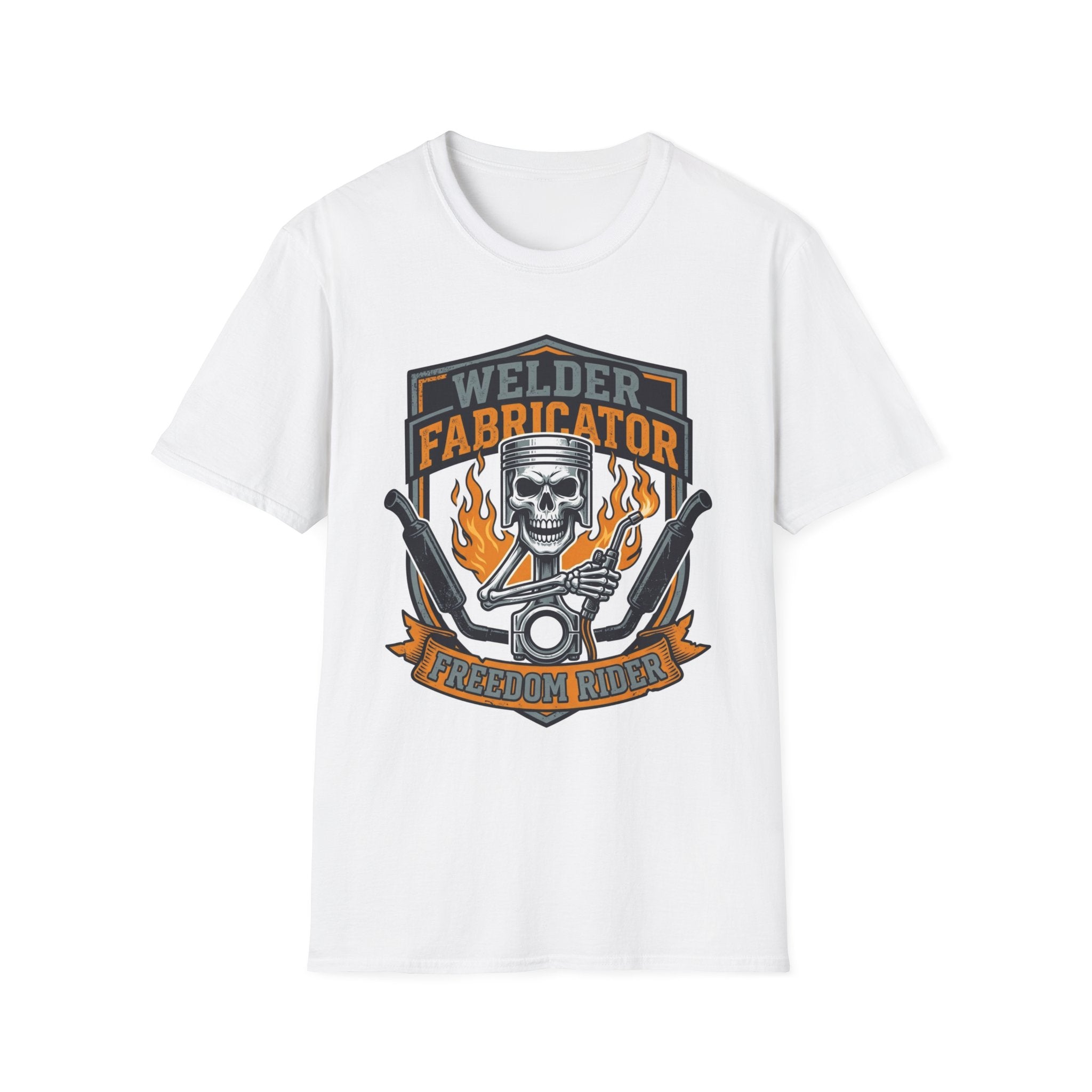 Welder Fabricator Freedom Rider T-Shirt