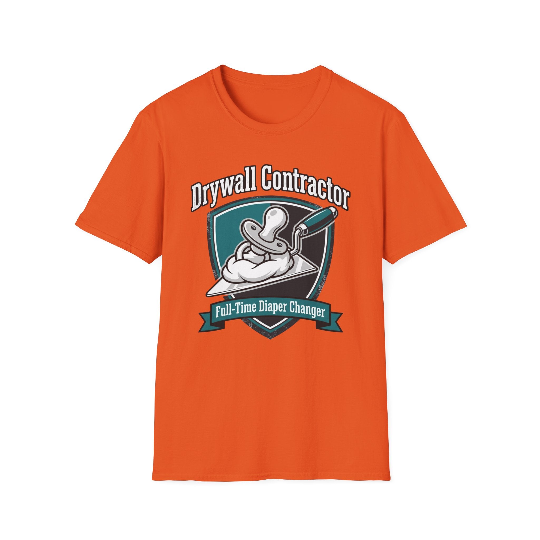 Drywall Contractor Full-Time Diaper Changer T-Shirt