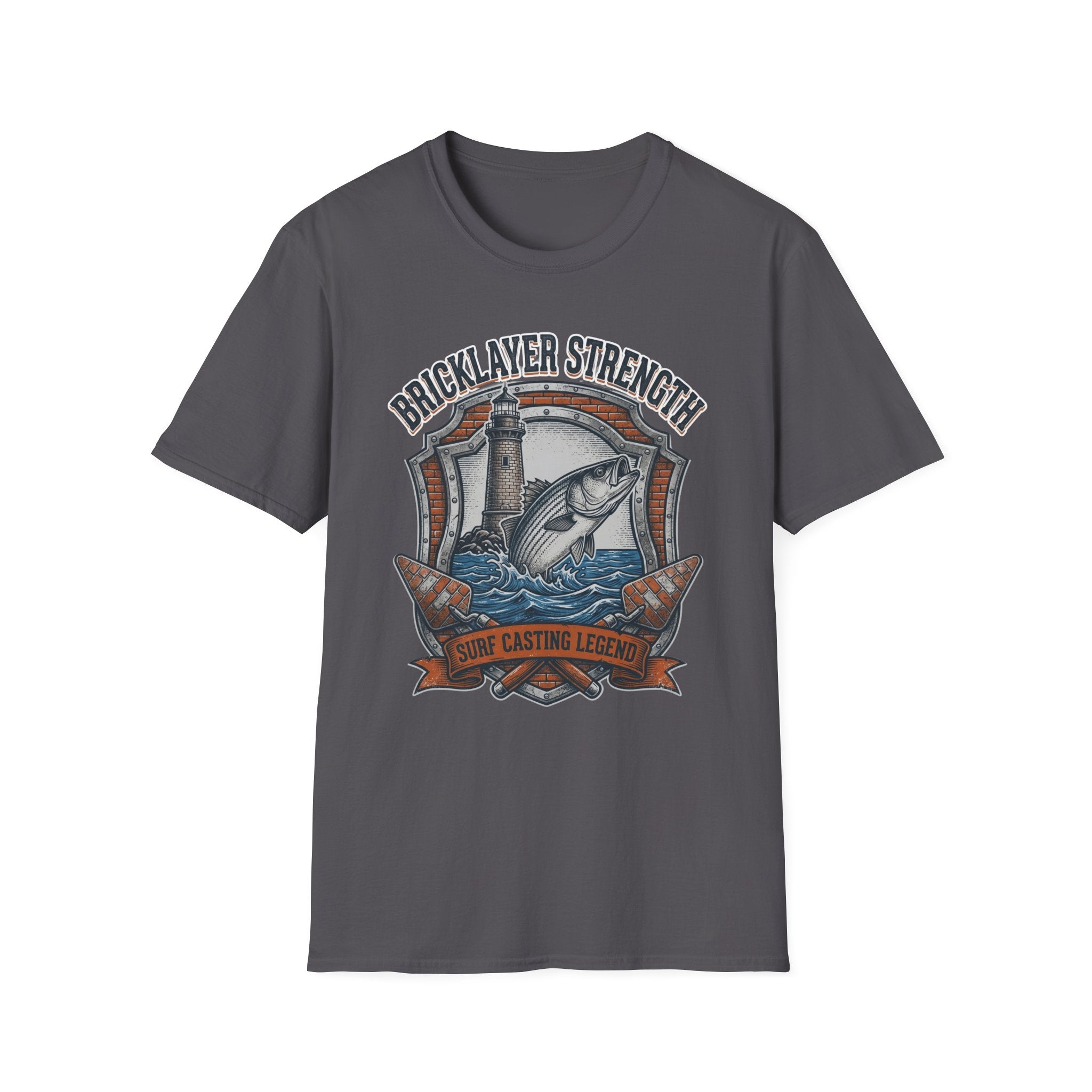 Bricklayer Strength Surf Casting Legend  T-Shirt