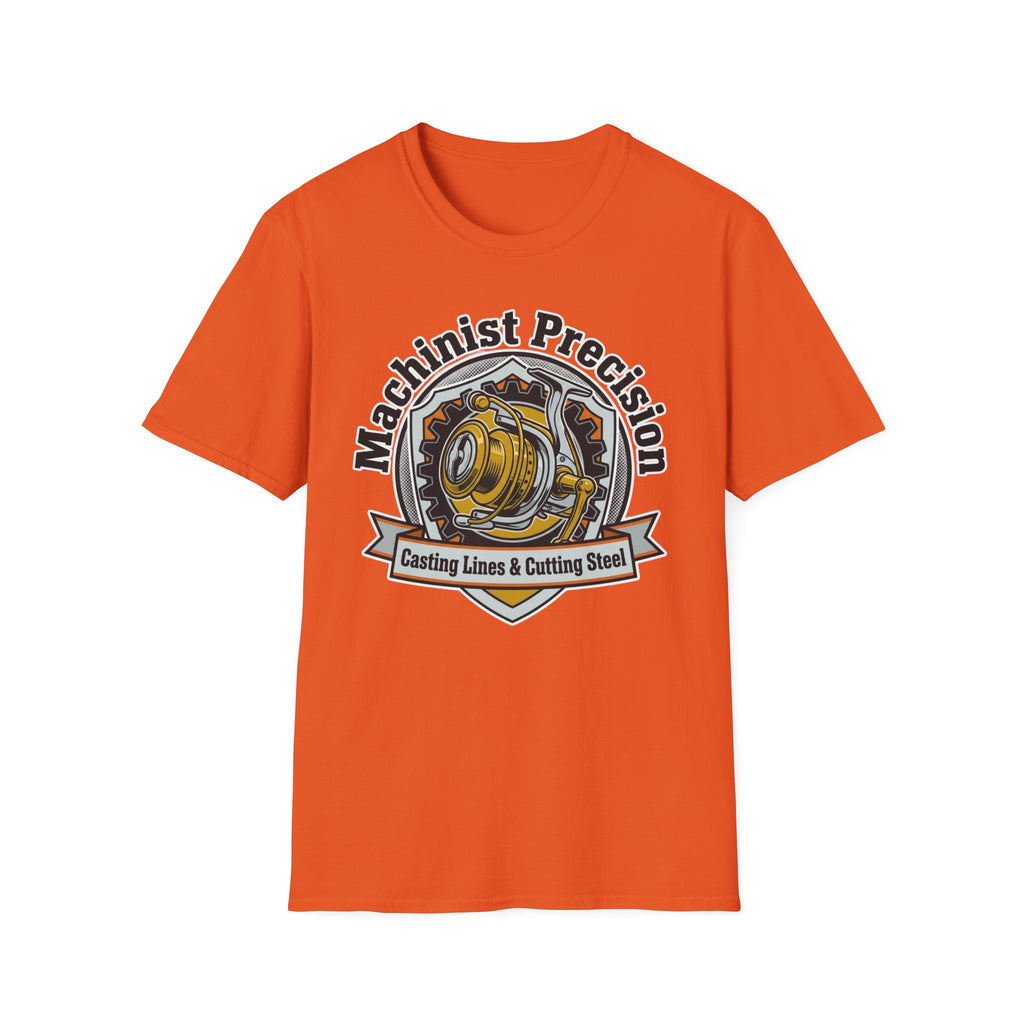 Machinist Precision Casting Lines & Cutting Steel T-Shirt