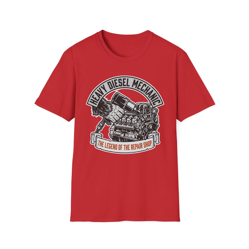 Heavy Diesel Mechanic The Legend Of The Repair Shop T-Shirt