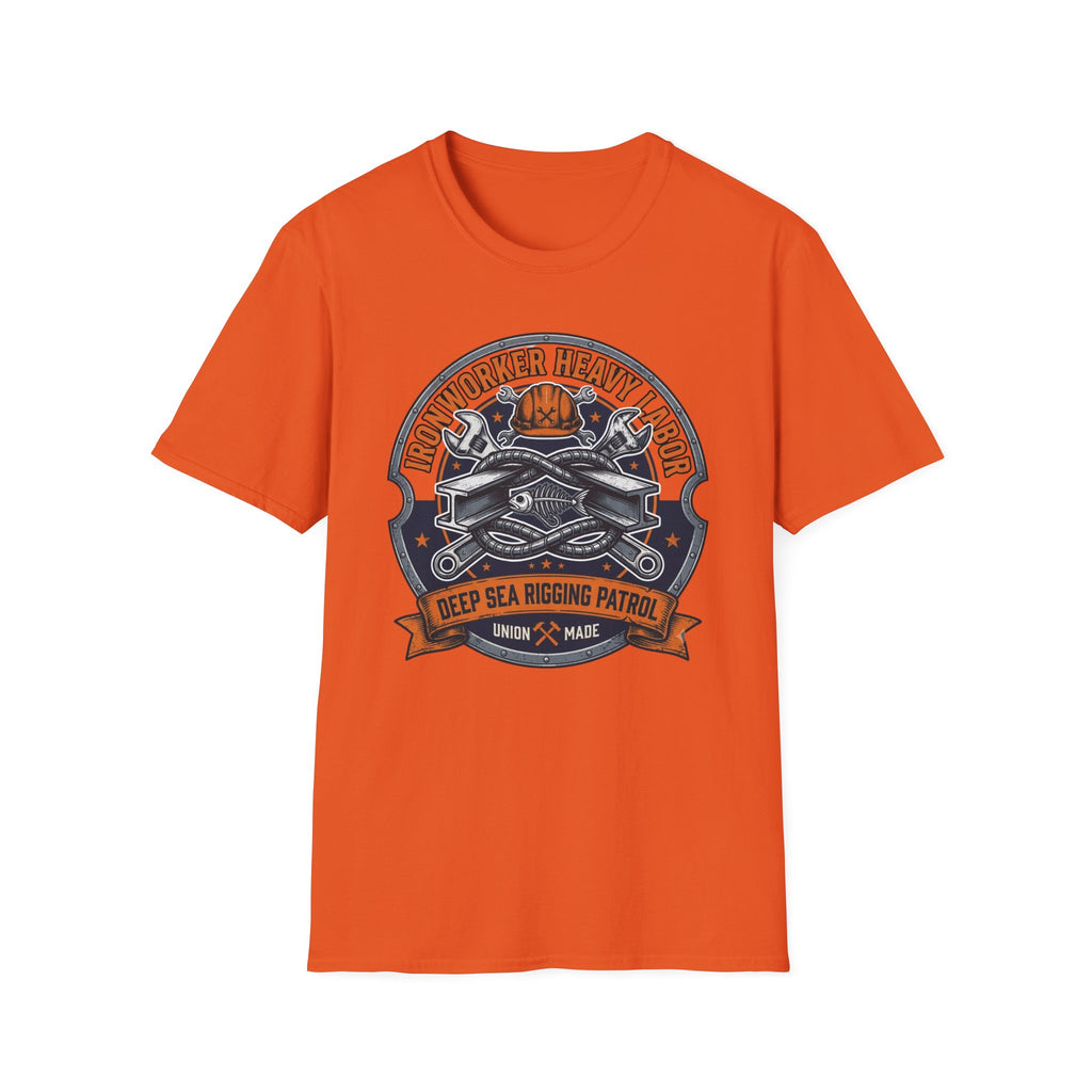 Ironworker Heavy Labor Deep Sea Rigging Patrol T-Shirt