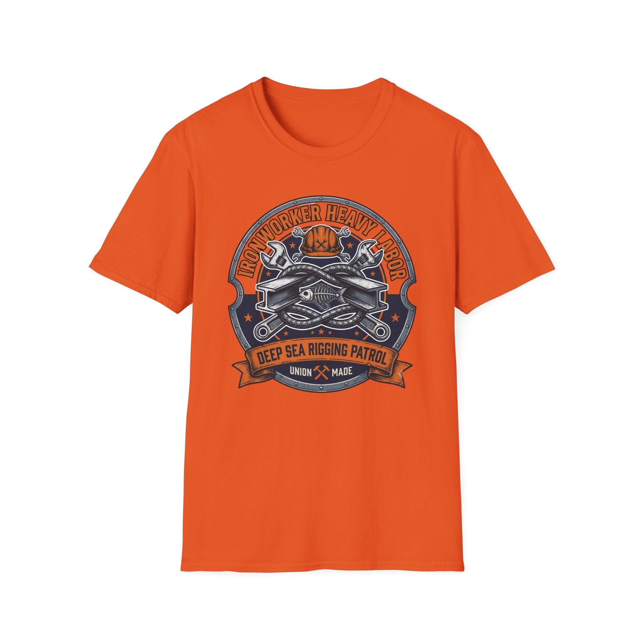 Ironworker Heavy Labor Deep Sea Rigging Patrol T-Shirt