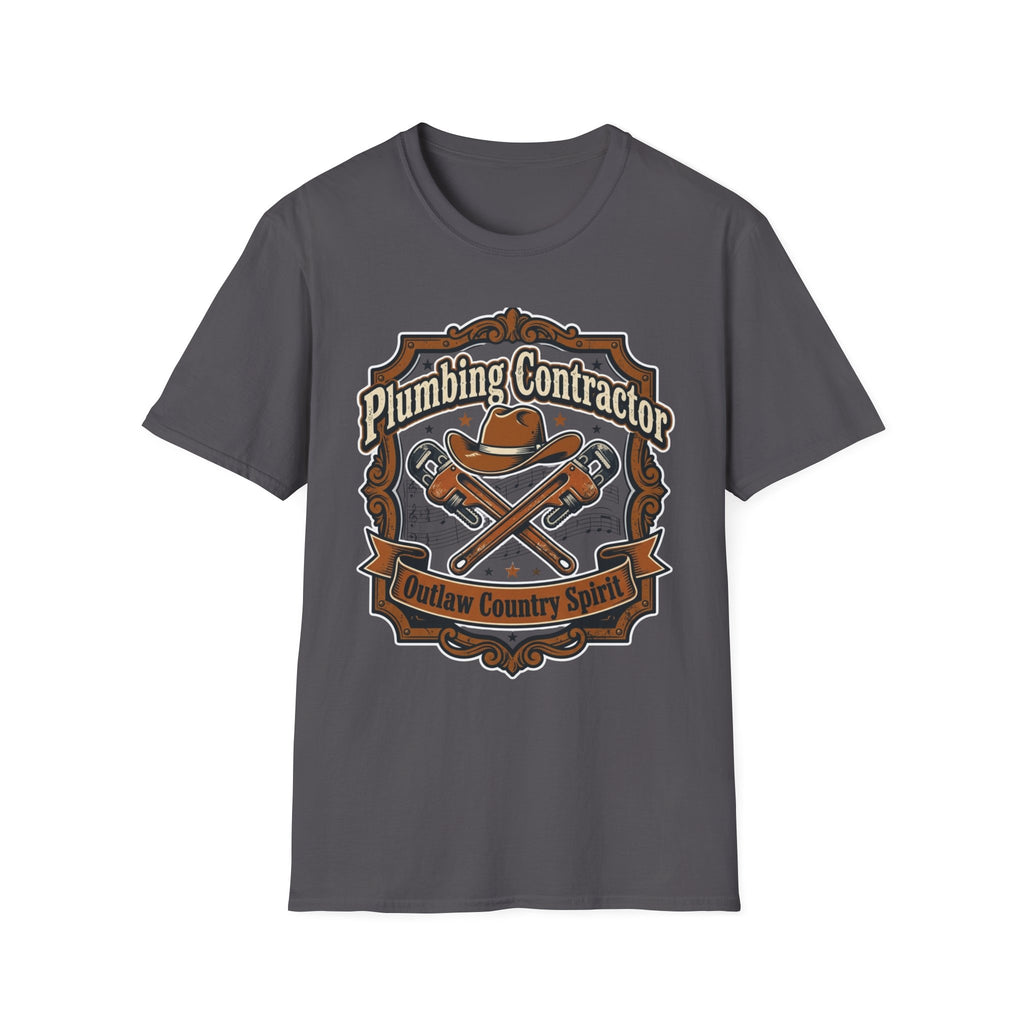 Plumber Contractor Outlaw Country Spirit T-Shirt