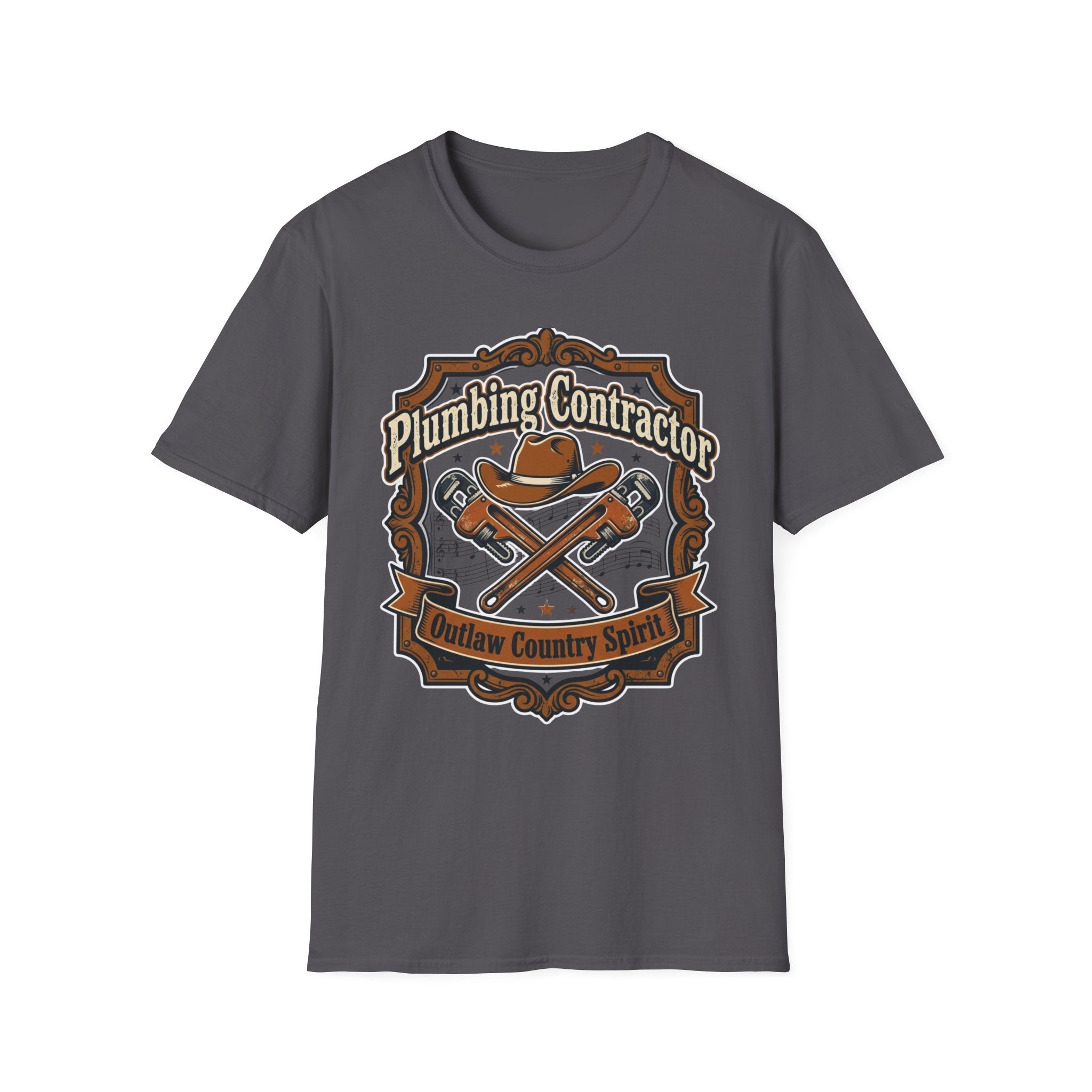 Plumber Contractor Outlaw Country Spirit T-Shirt