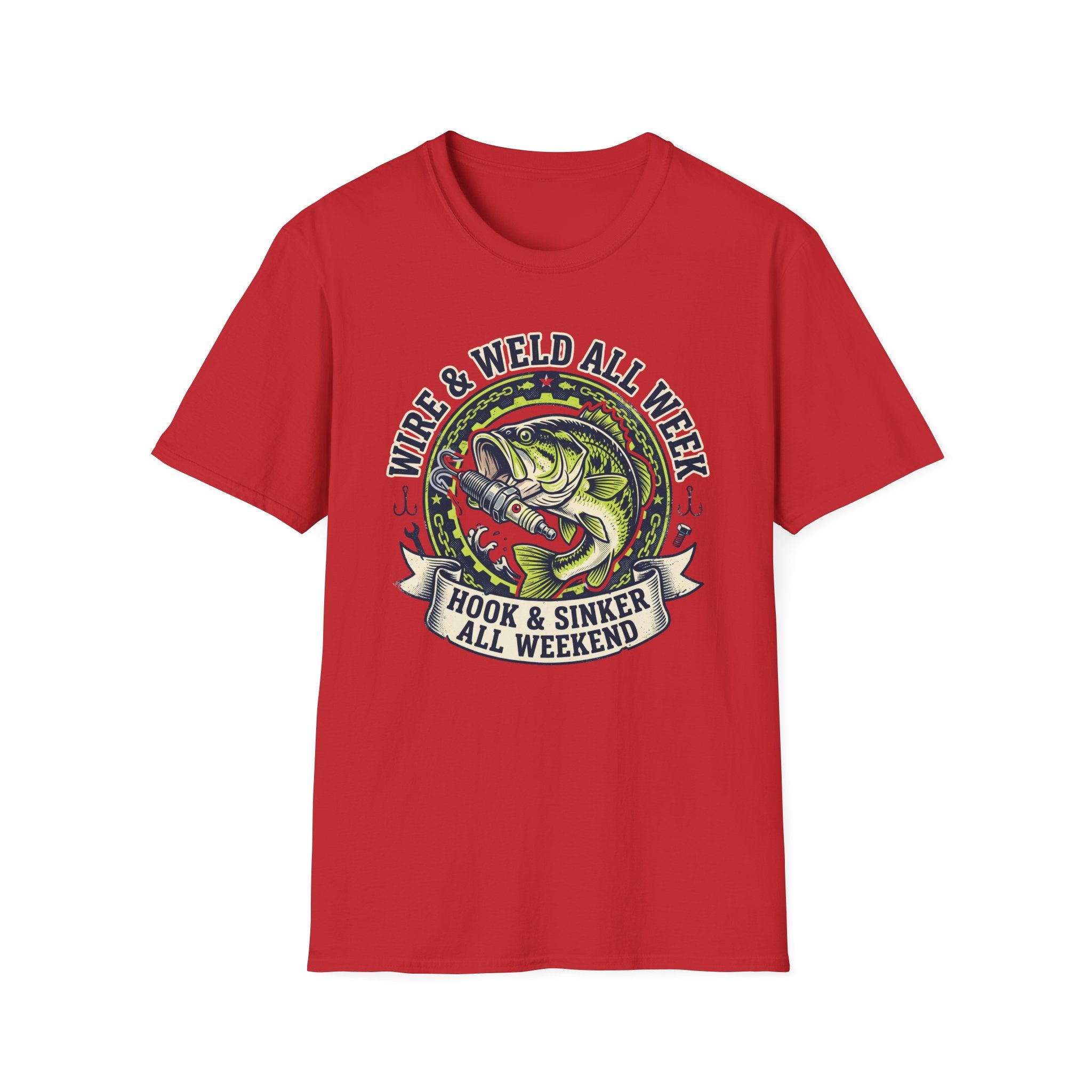Wire & Weld All Week Hook & Sinker All Weekend T-Shirt