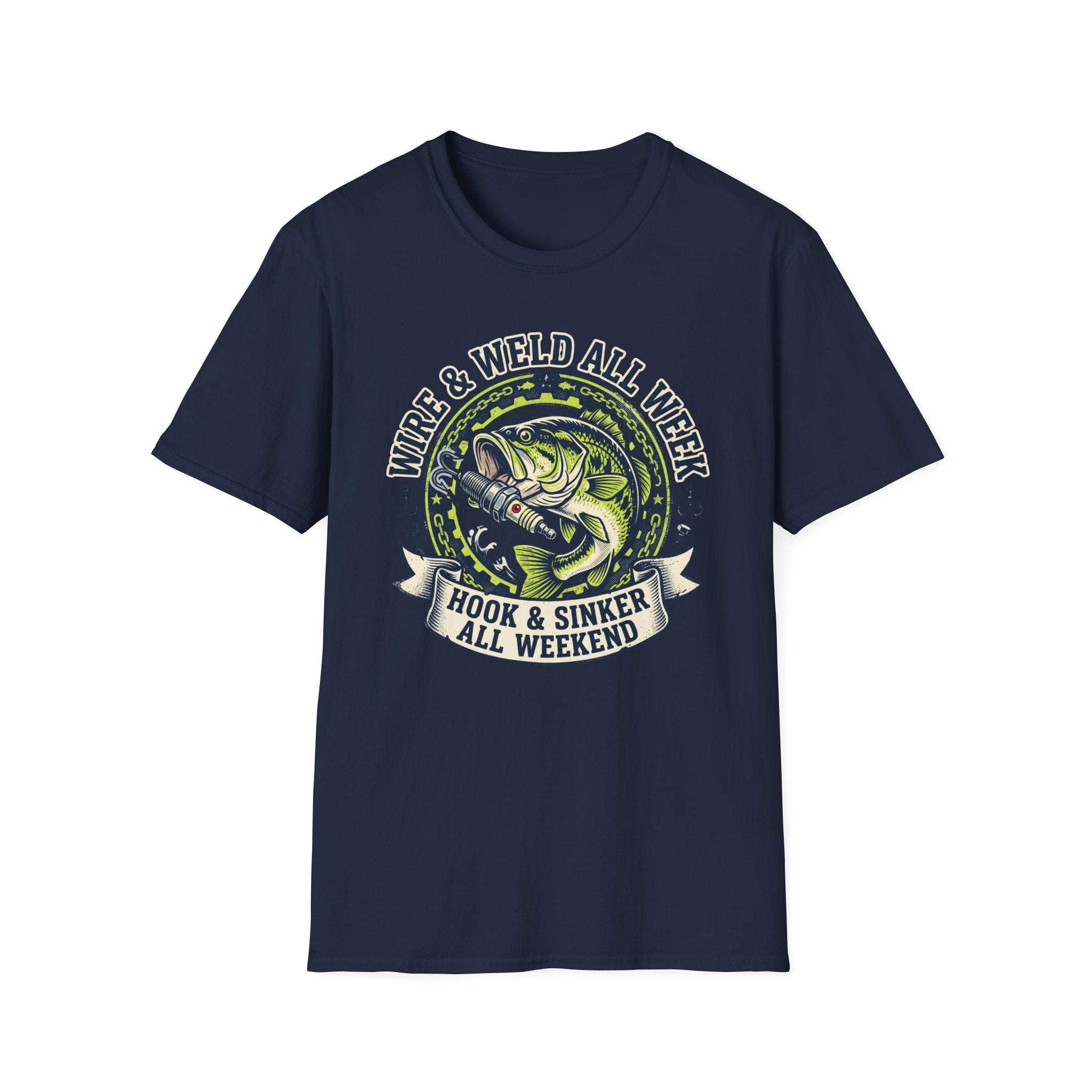 Wire & Weld All Week Hook & Sinker All Weekend T-Shirt