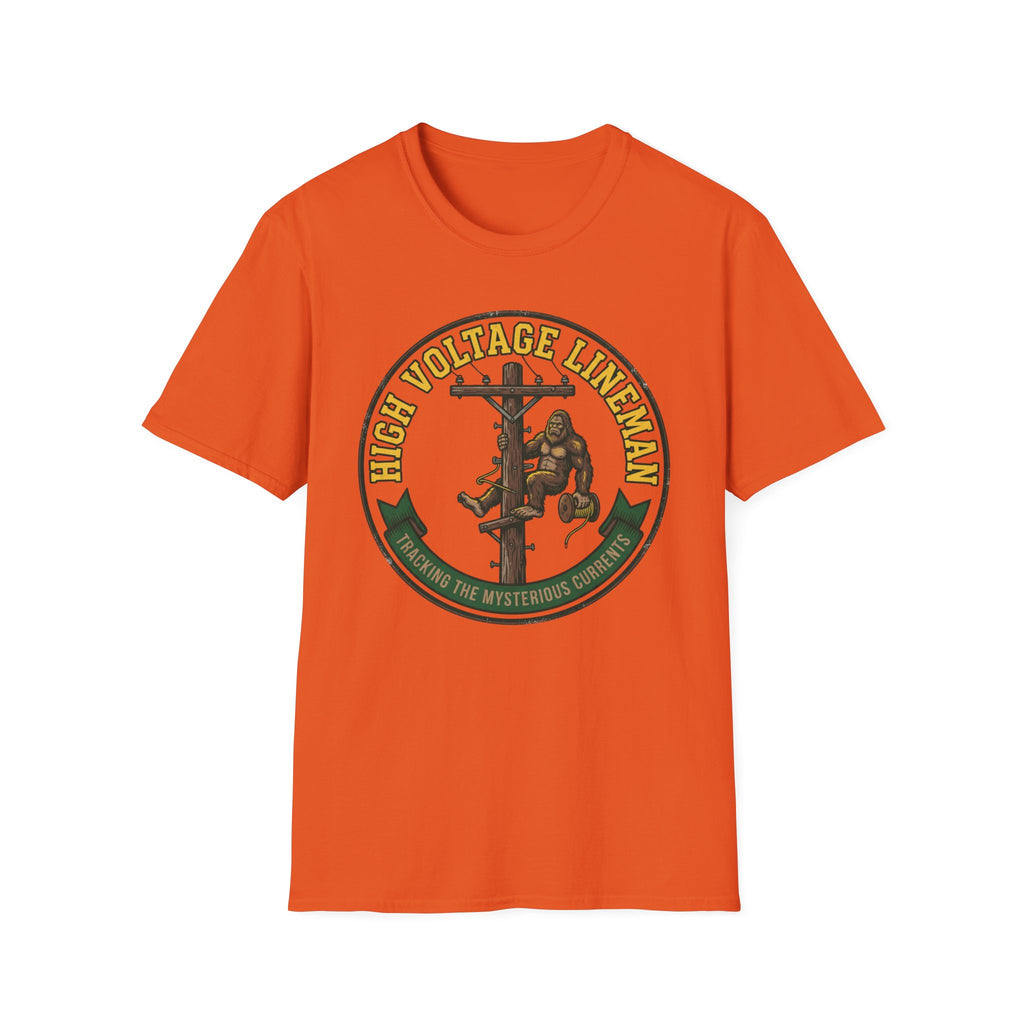 High Voltage Lineman Tracking The Mysterious Currents T-Shirt