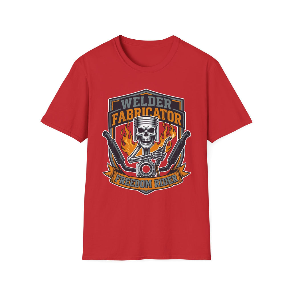 Welder Fabricator Freedom Rider T-Shirt