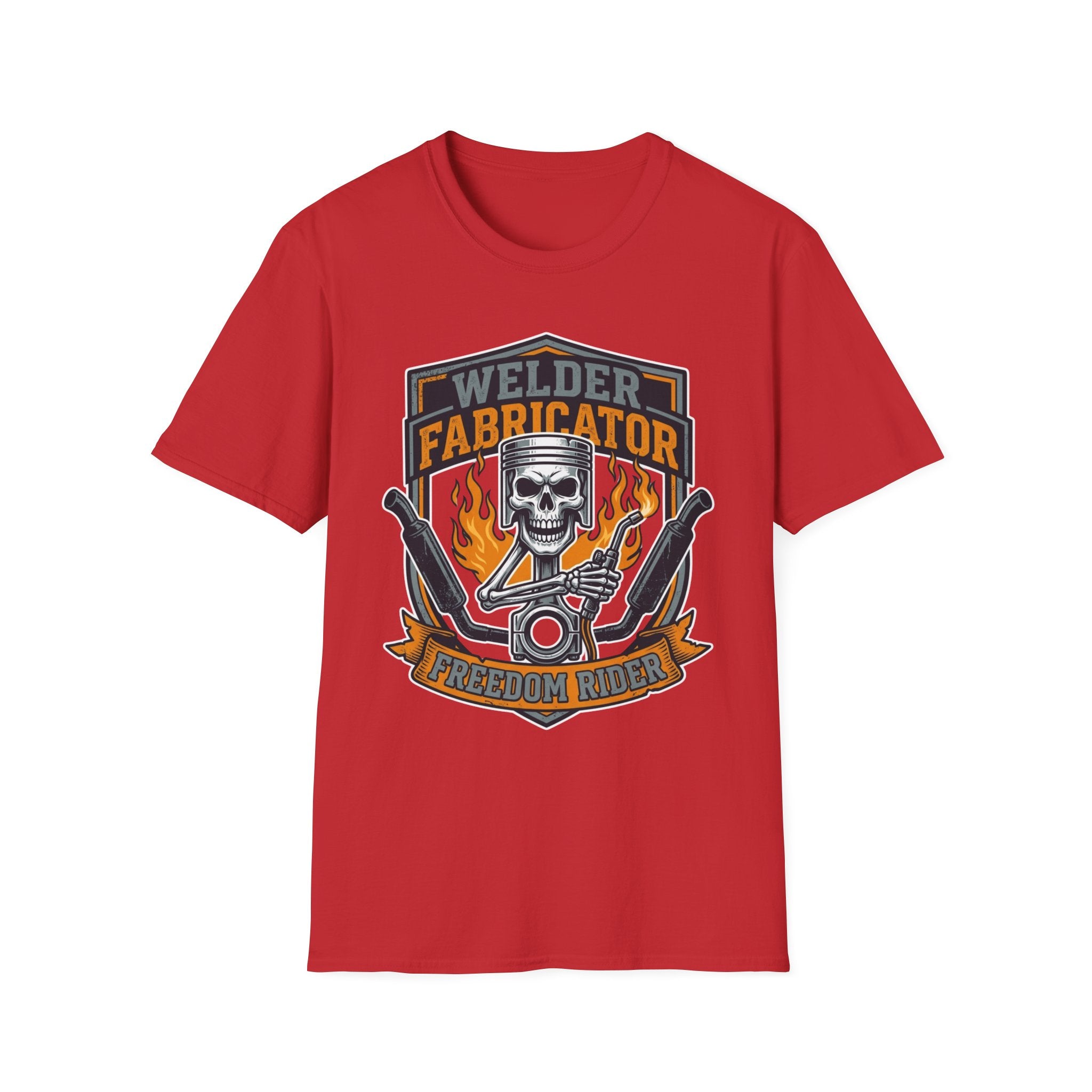 Welder Fabricator Freedom Rider T-Shirt