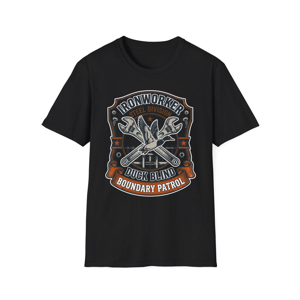 Ironworker Steel Division Duck Blind Boundary Patrol T-Shirt