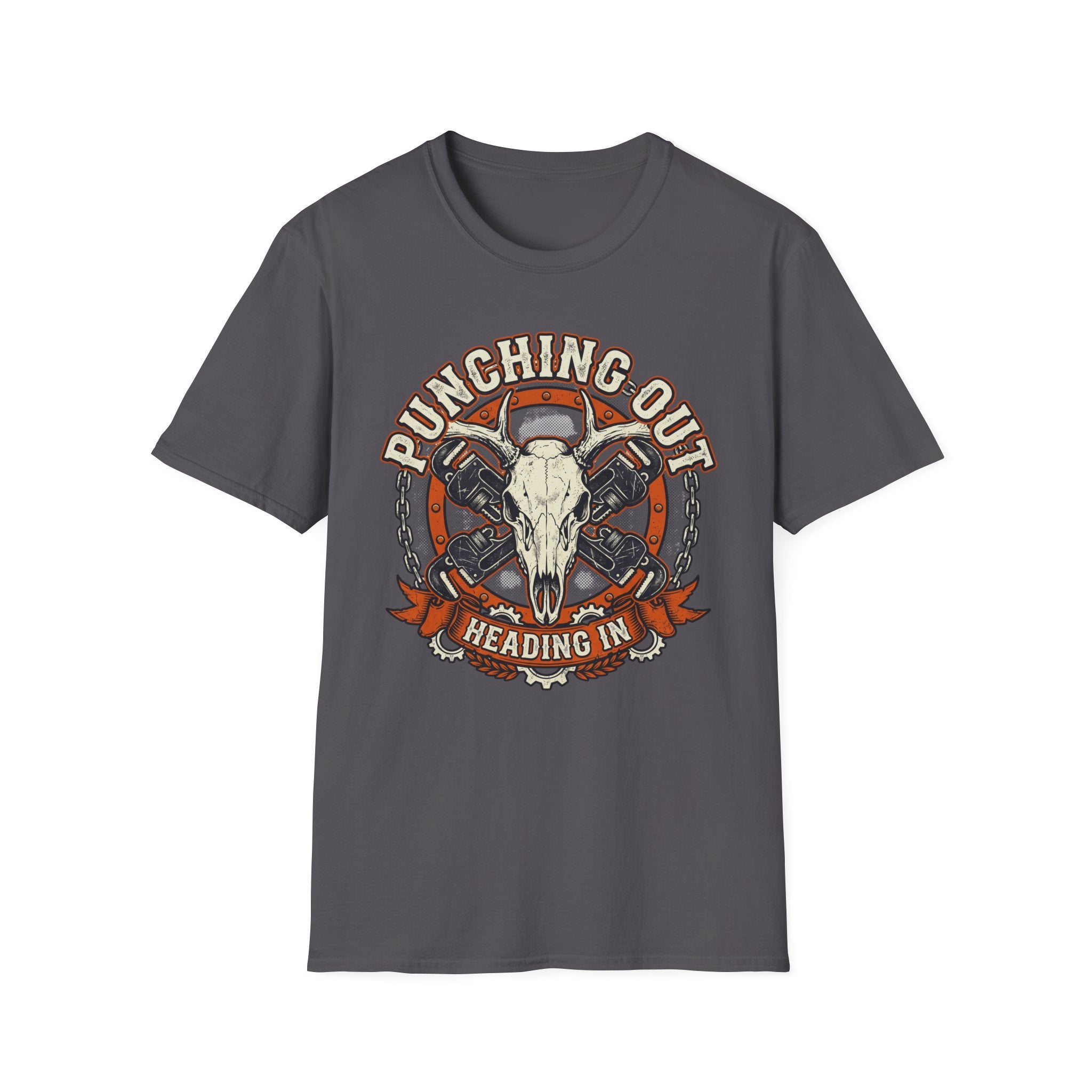 Punching Out Heading In T-Shirt