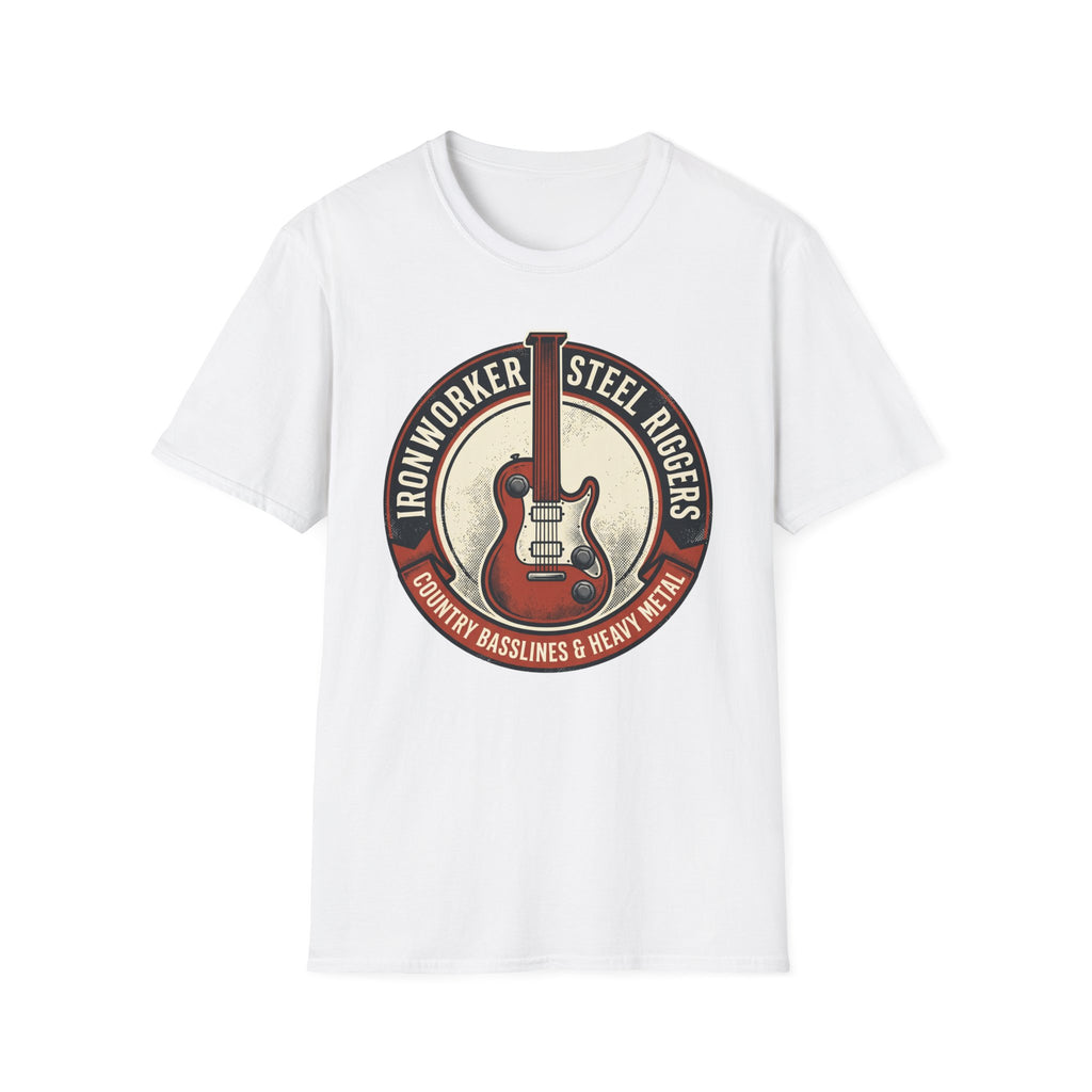 Ironworker Steel Riggers Country Basslines & Heavy Metal  T-Shirt