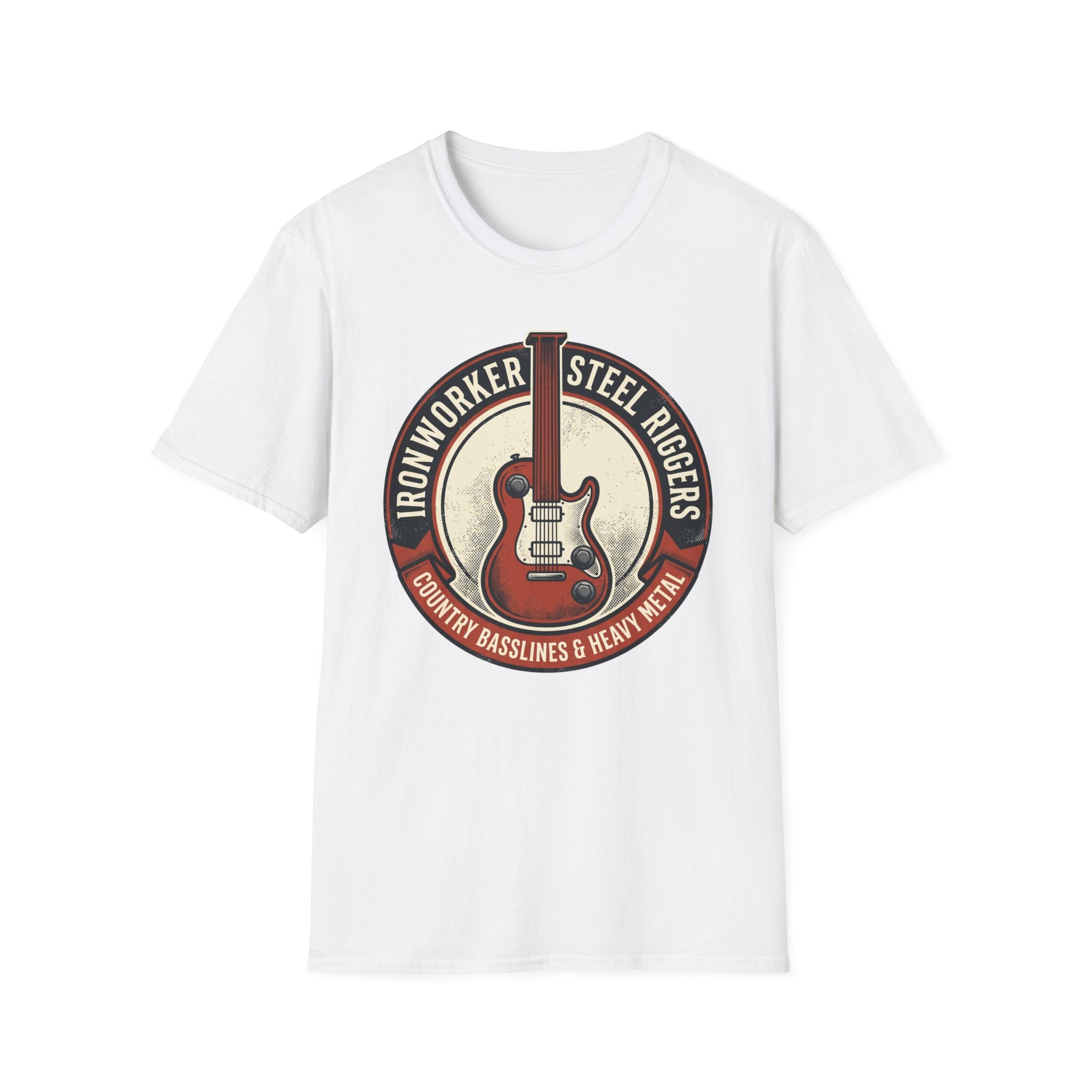 Ironworker Steel Riggers Country Basslines & Heavy Metal  T-Shirt