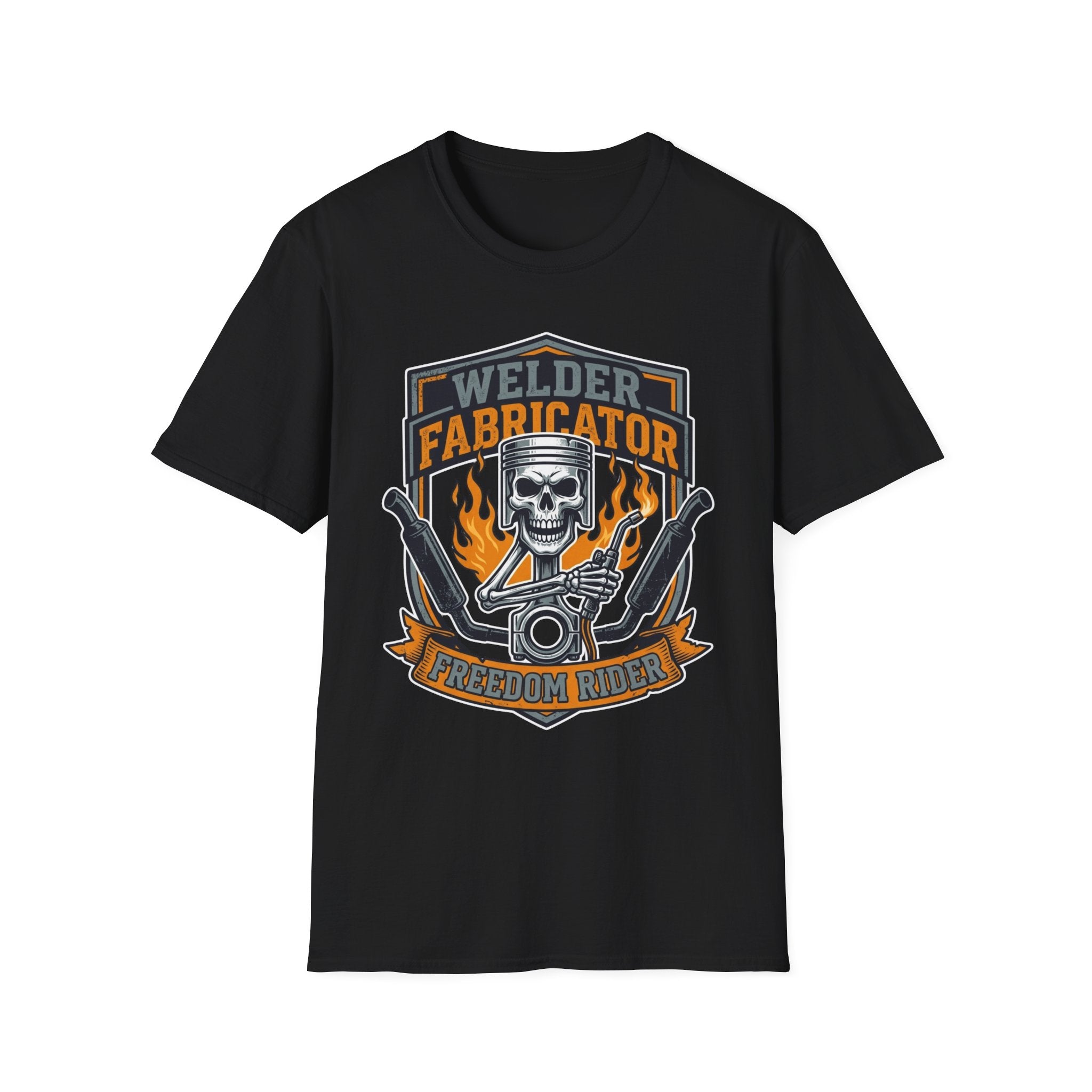 Welder Fabricator Freedom Rider T-Shirt