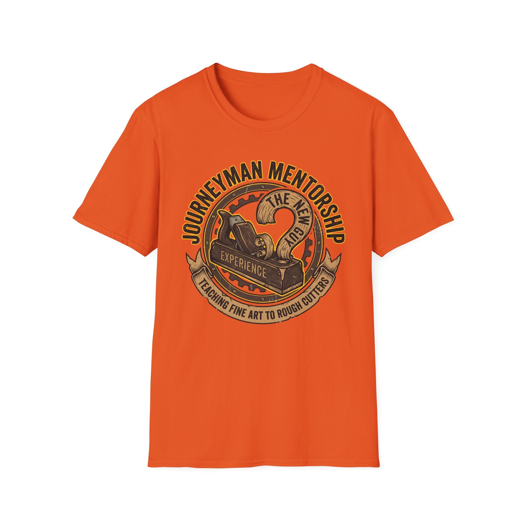 Journeyman Mentorship Teaching Fine Art To Rough Cutters T-Shirt