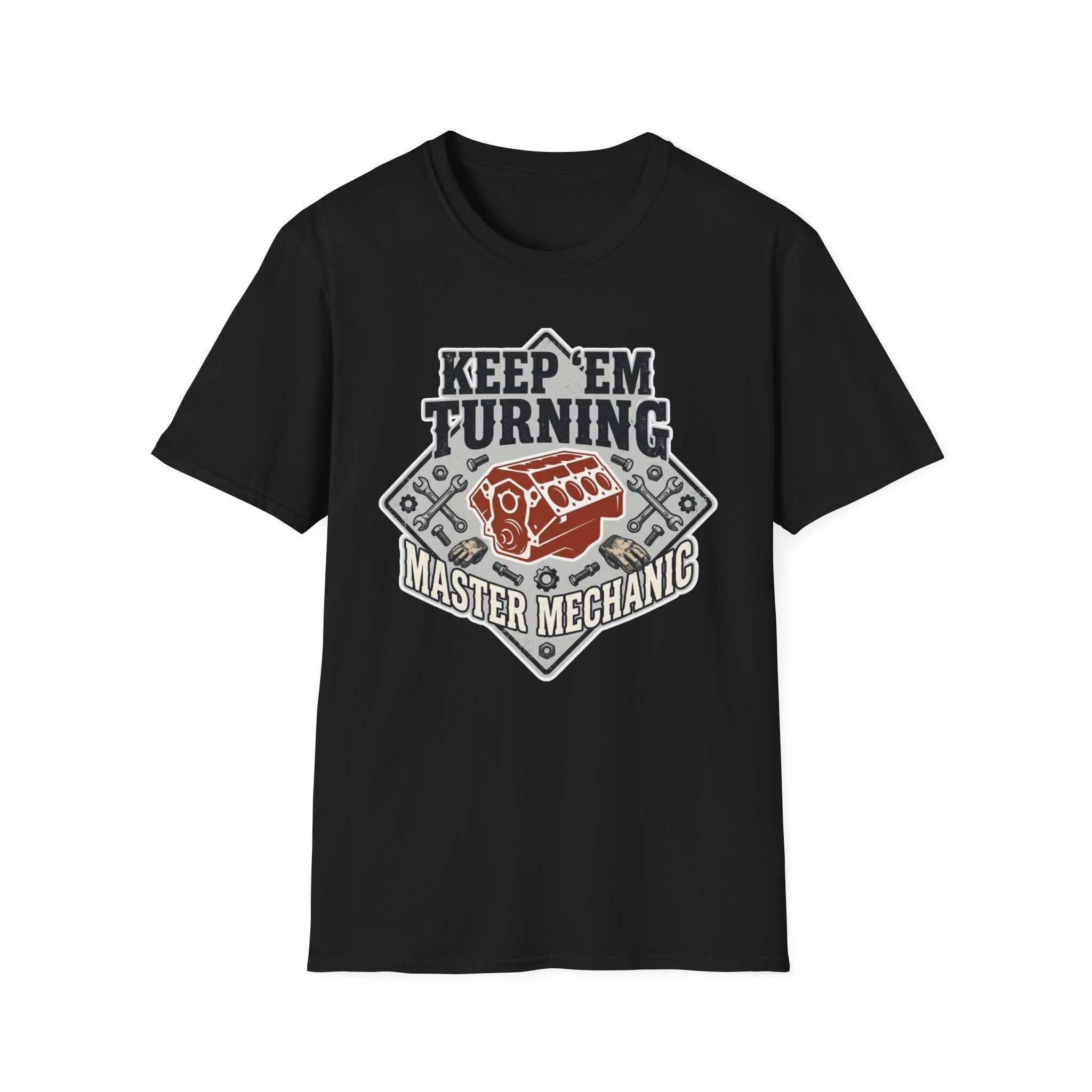 Keep 'Em Turning Master Mechanic T-Shirt