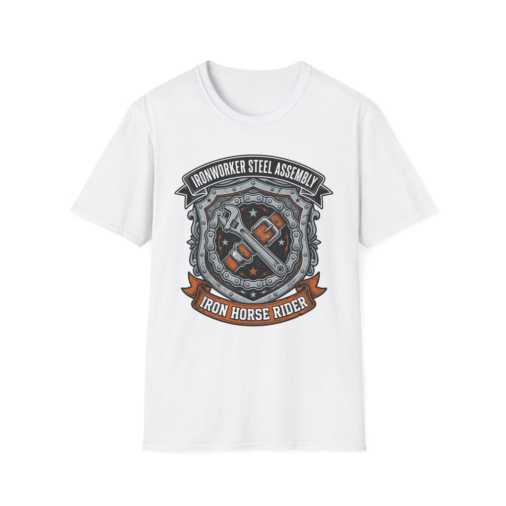 Ironworker Steel Assembly Iron Horse Rider T-Shirt