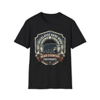 Bricklayer Hard Work Bear Country Footprints T-Shirt