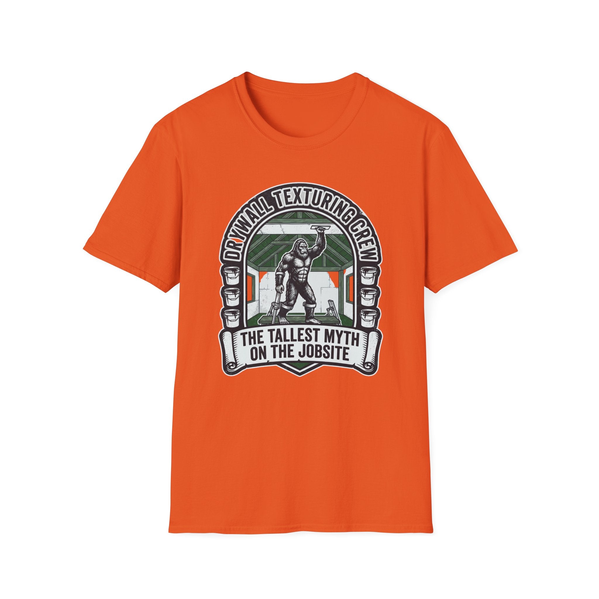 Drywall Texturing Crew The Tallest Myth On The Jobsite T-Shirt