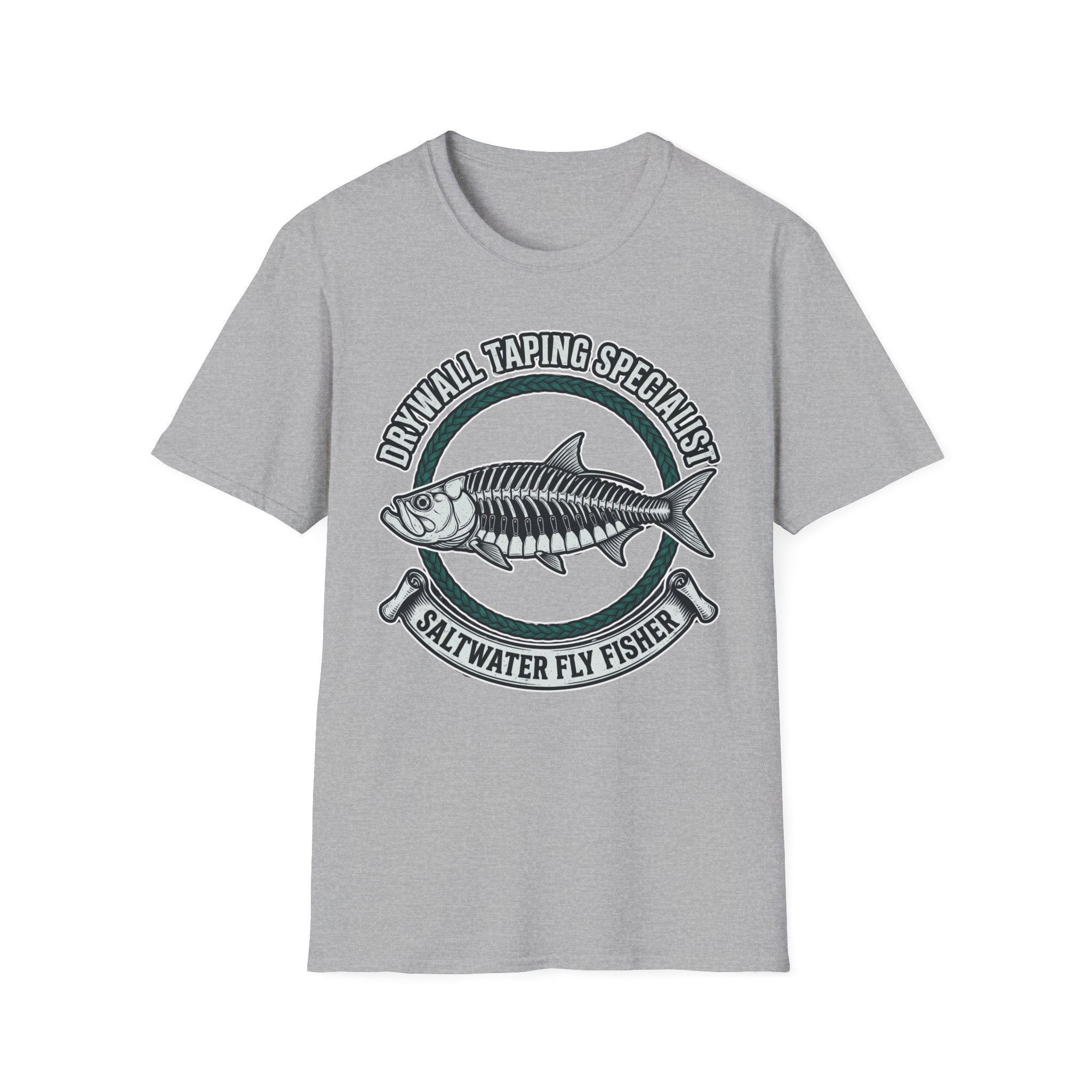 Drywall Taping Specialist Saltwater Fly Fisher  T-Shirt