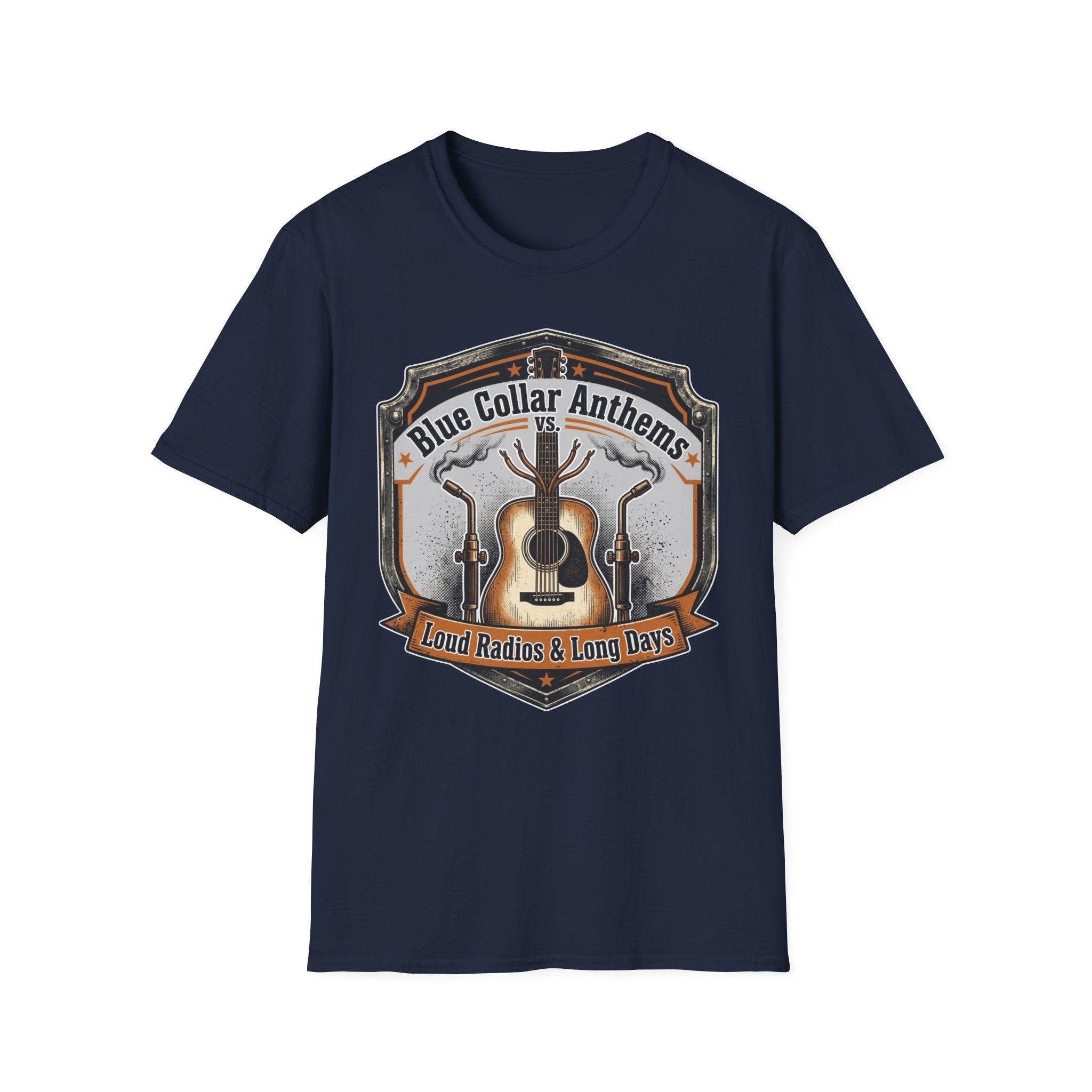 Blue Collar Anthems Loud Radios & Long Days T-Shirt
