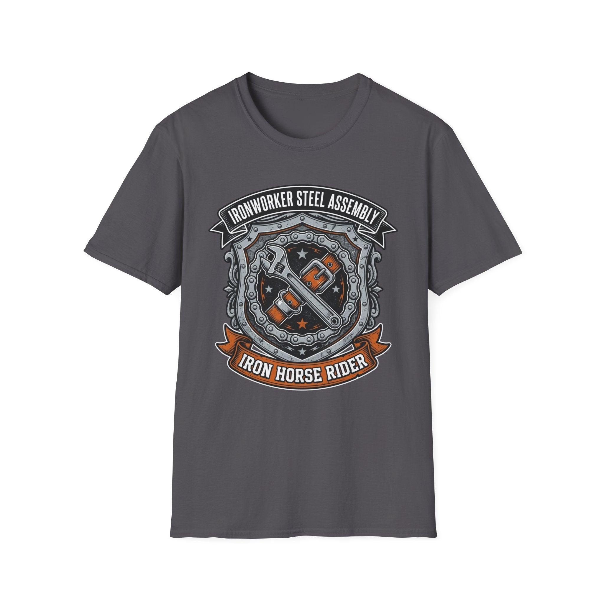 Ironworker Steel Assembly Iron Horse Rider T-Shirt