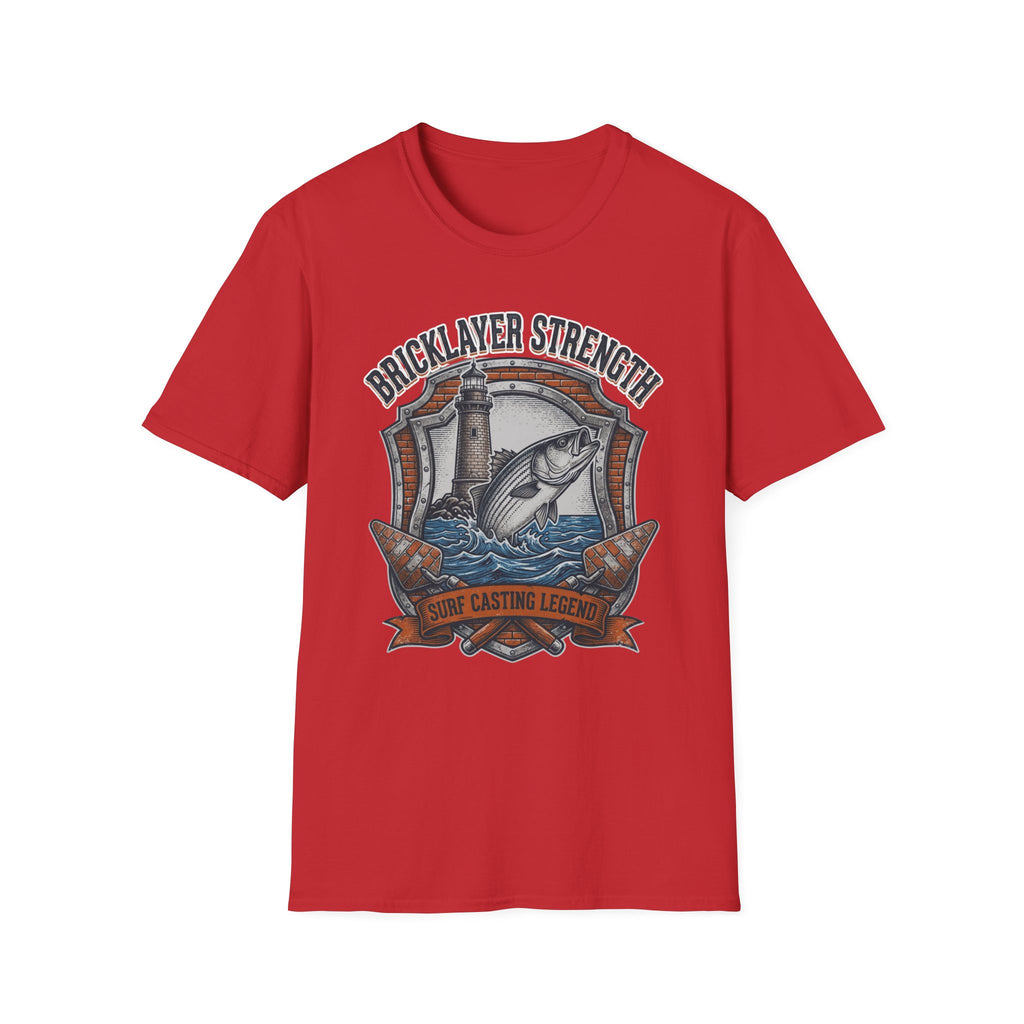 Bricklayer Strength Surf Casting Legend  T-Shirt