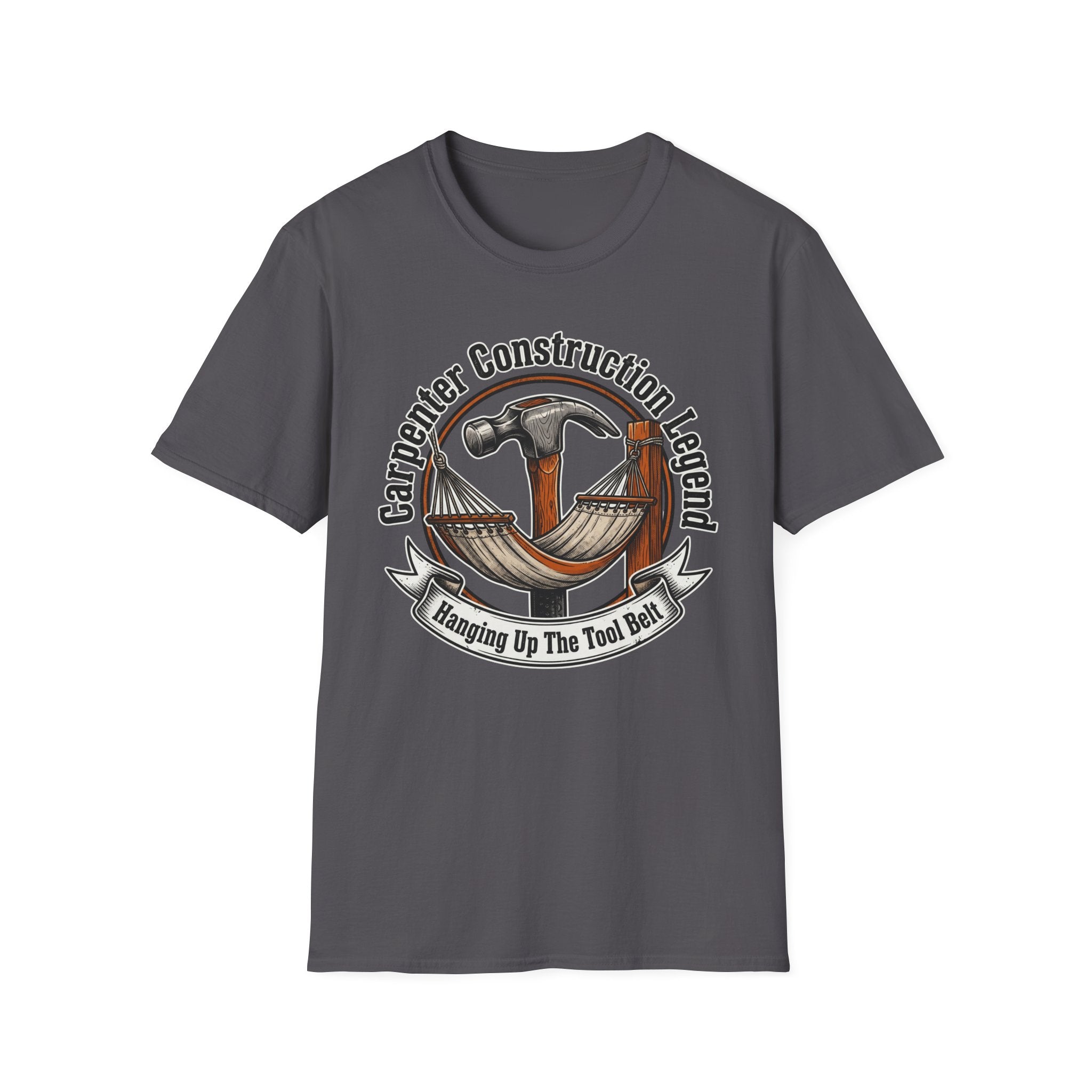 Carpenter Construction Legend Hanging Up The Tool Belt T-Shirt
