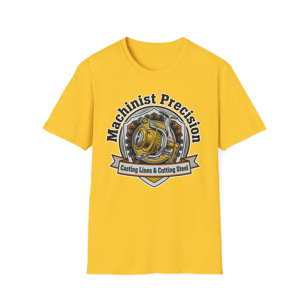 Machinist Precision Casting Lines & Cutting Steel T-Shirt