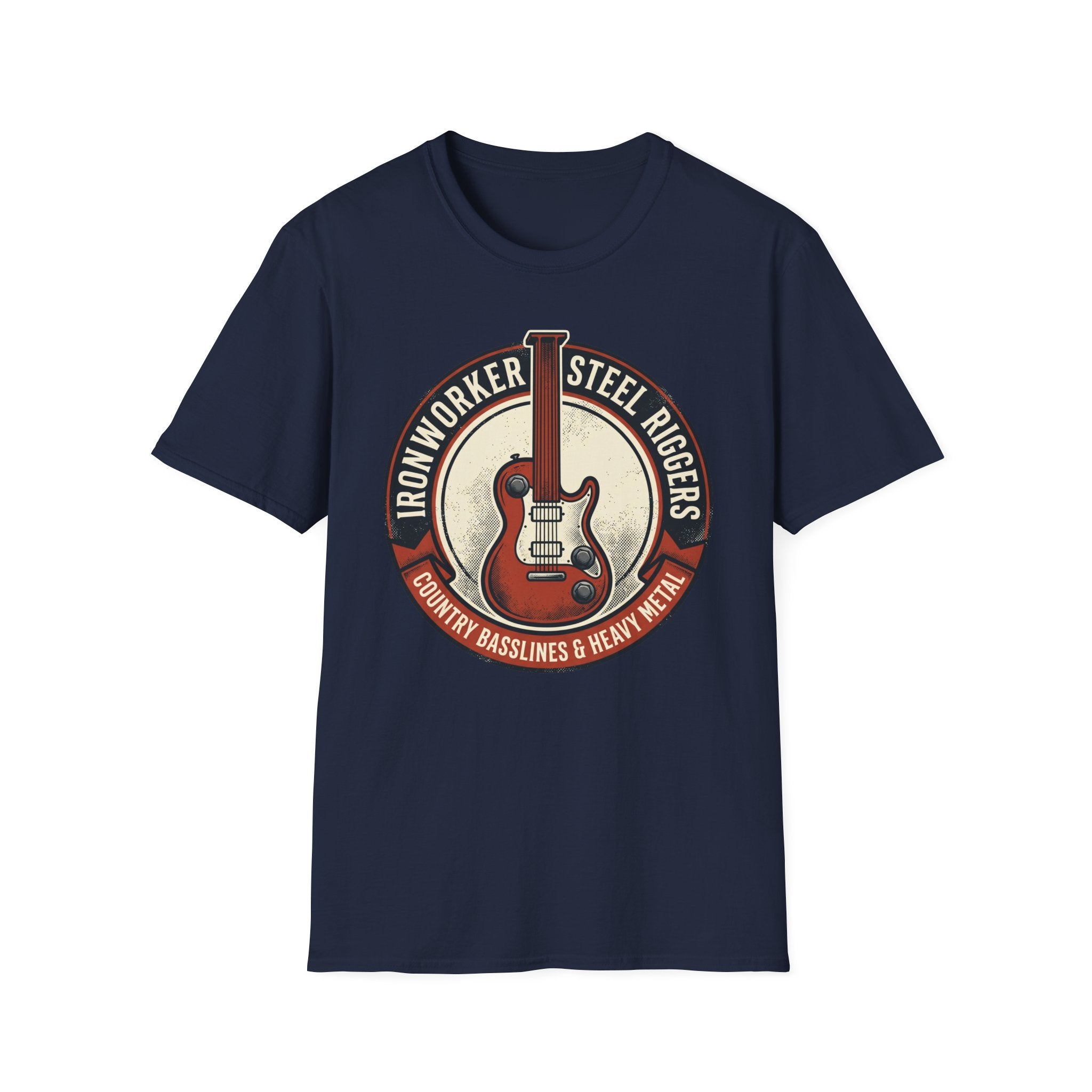 Ironworker Steel Riggers Country Basslines & Heavy Metal  T-Shirt