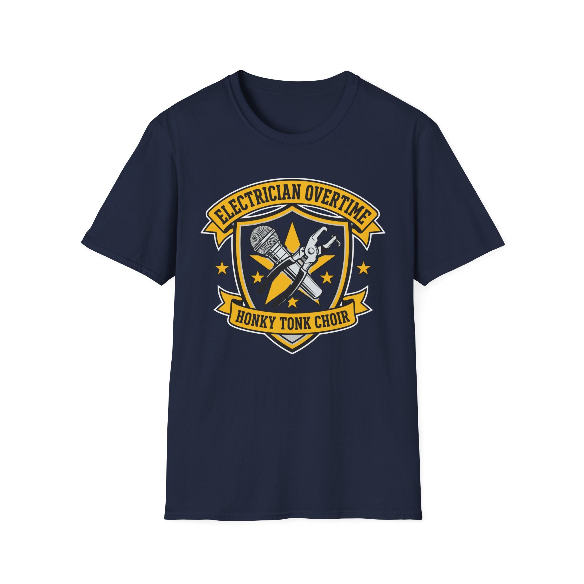 Electrician Overtime Honky Tonk Choir T-Shirt