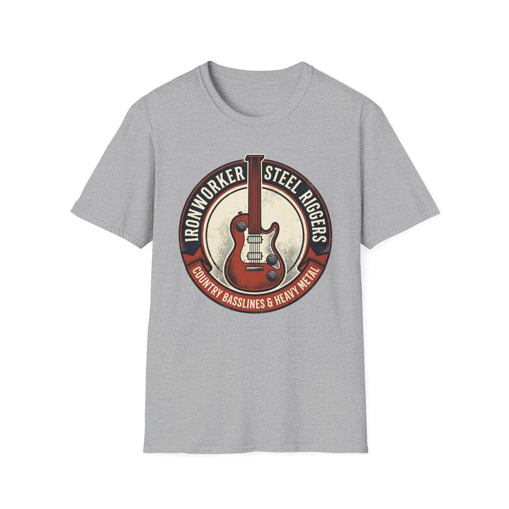 Ironworker Steel Riggers Country Basslines & Heavy Metal  T-Shirt