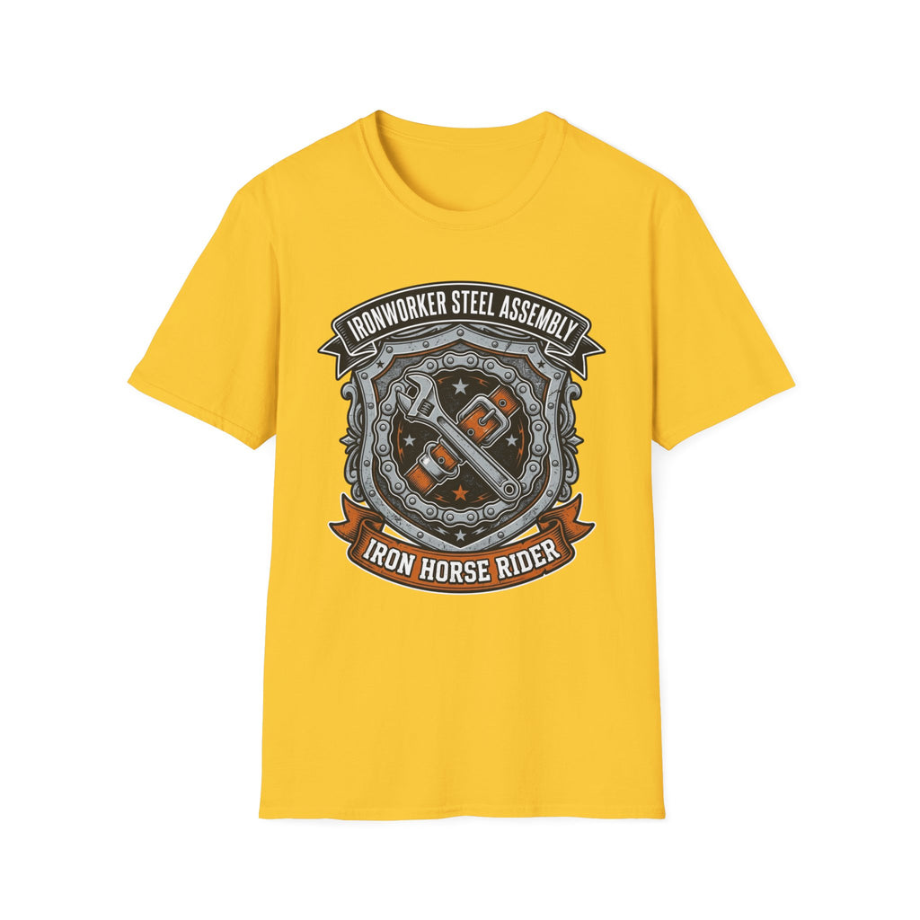 Ironworker Steel Assembly Iron Horse Rider T-Shirt