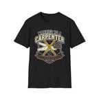 Married To A Carpenter Hardwood And Pure Devotion T-Shirt