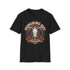 Punching Out Heading In T-Shirt