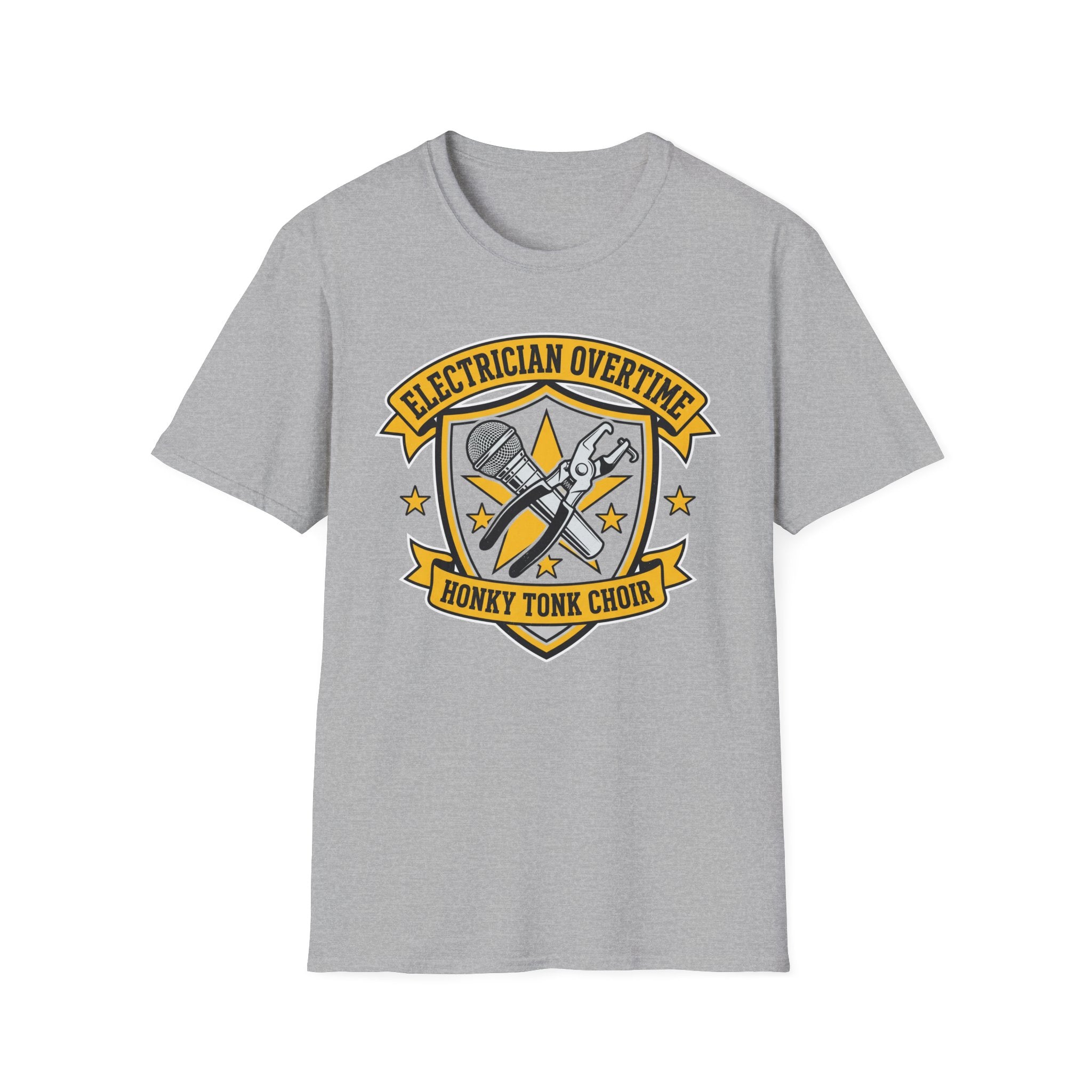 Electrician Overtime Honky Tonk Choir T-Shirt