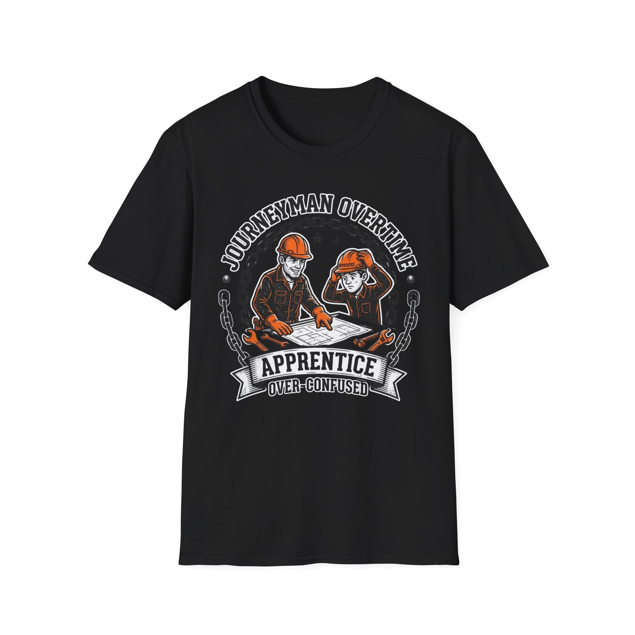 Journeyman Overtime Apprentice Over-Confused T-Shirt